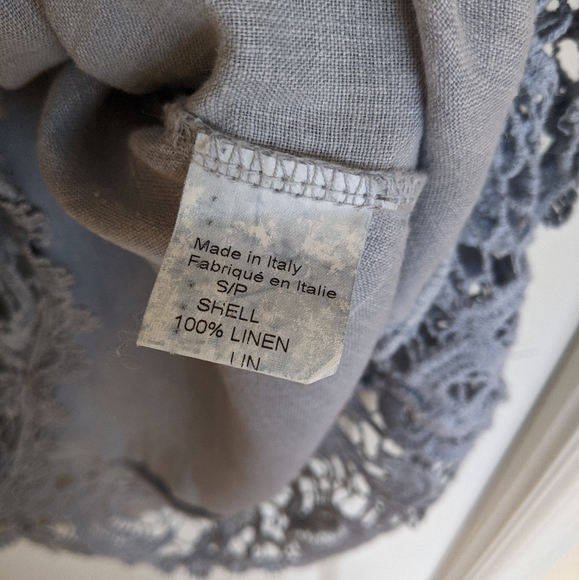 💯 Linen lace tunic - Picture 3 of 3